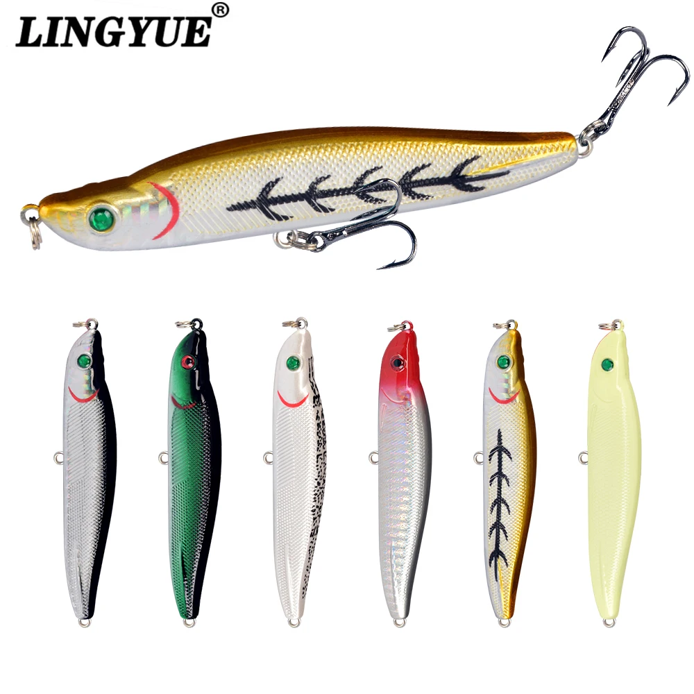 1pcs  9.5cm 16g Artificial Make Quality Professional Fishing Lures  Lead Bait Crankbait Wobblers Fishing 6 Colors Available