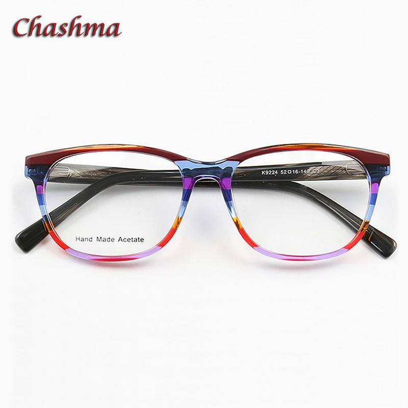 Wood Like Colorful Female Acetate Prescription Glasses Frame Men Progressive Glasses Rim Super Quality Eyewear
