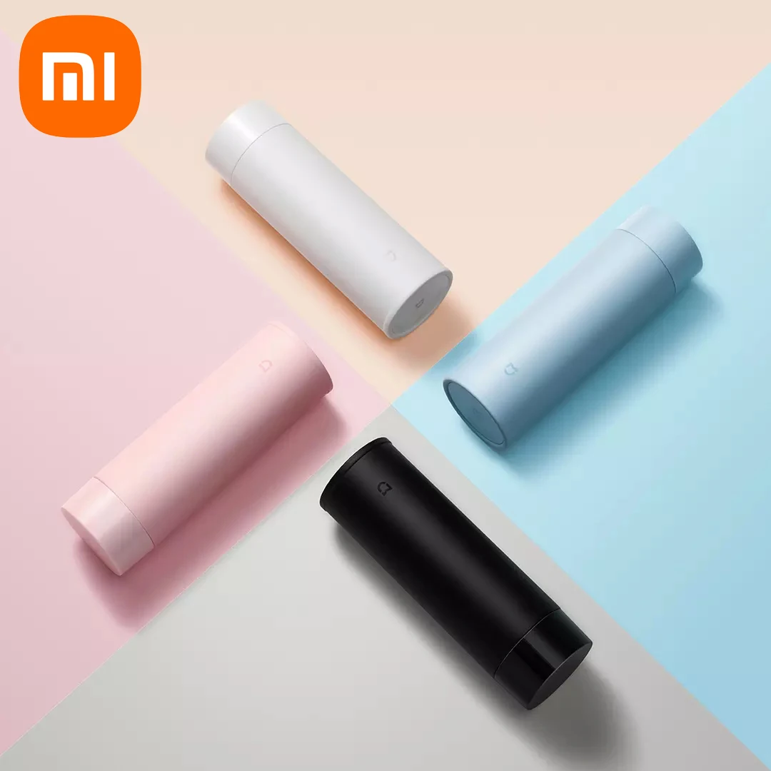 

New Xiaomi mijia mini Thermos Cup Kettle 4 colors 350ml 170g 360° Rubber Seal Keep Warm Lock Cold Home Travel Office