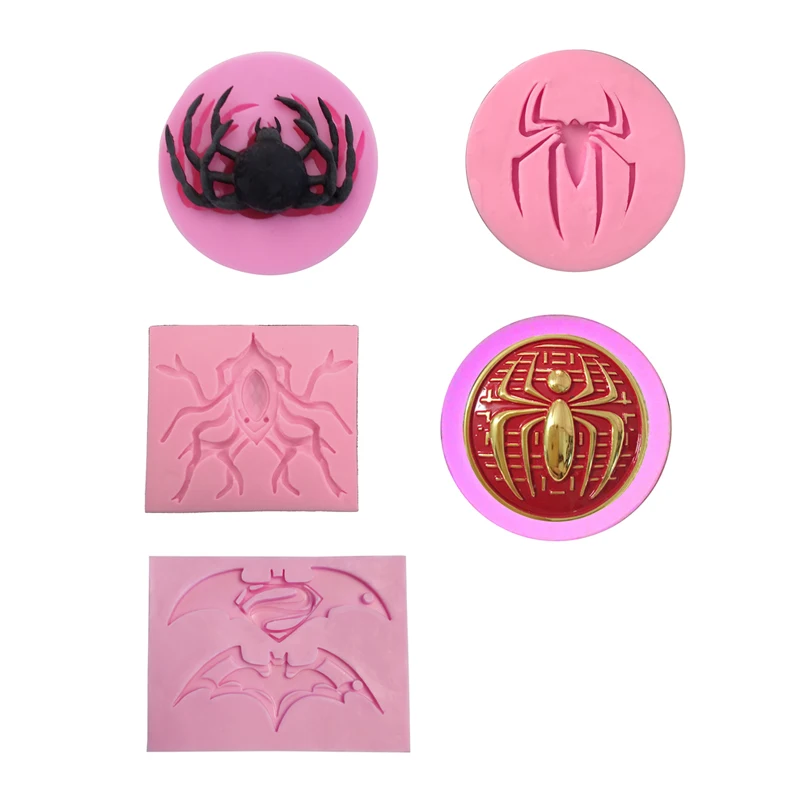 Spider Cooking Tools Silicone Mold For Baking Of Kitchenware Accessories Fondant Sugar Craft Cake Decorating Bakery Pastry Mug