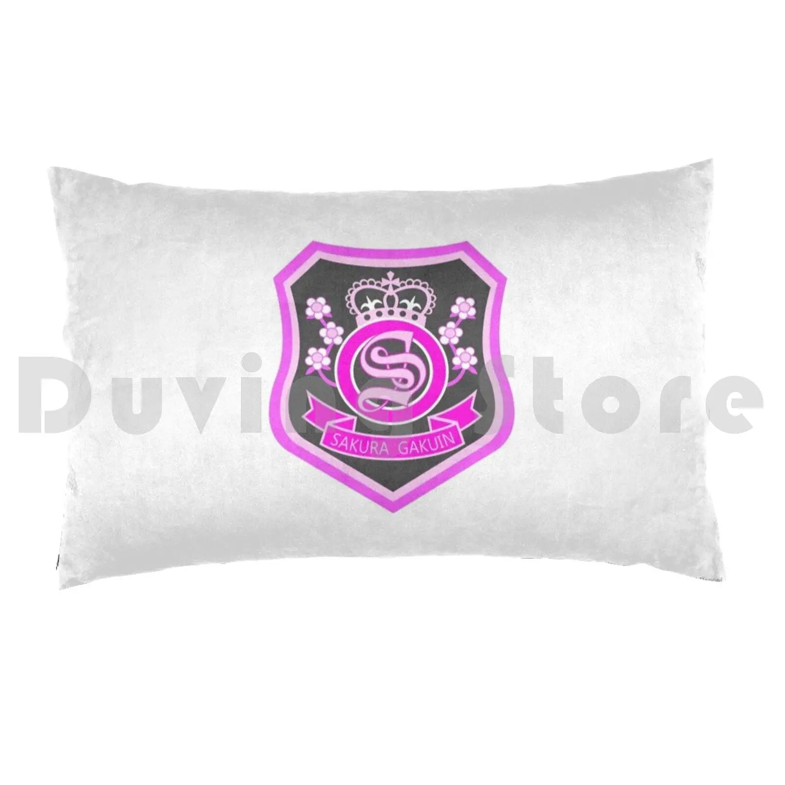 Sakura Gakuin LogoPillow case Sakura Gakuin Jpop Cherry Blossom Academy School Emblem Japan Japanese