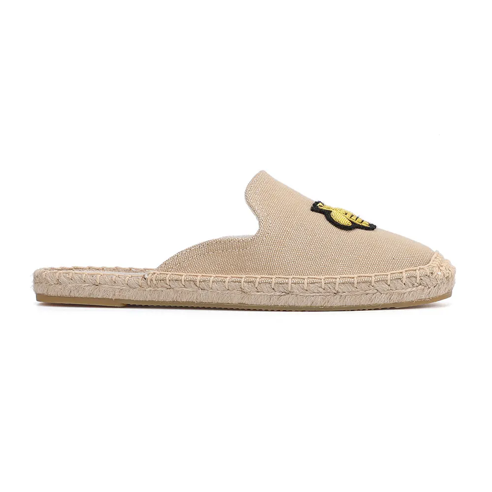 Pantofole espadrillas Zapatos De Mujer Mules per piatti nuovo arrivo Top canapa estate gomma tessuto di cotone scivoli infradito