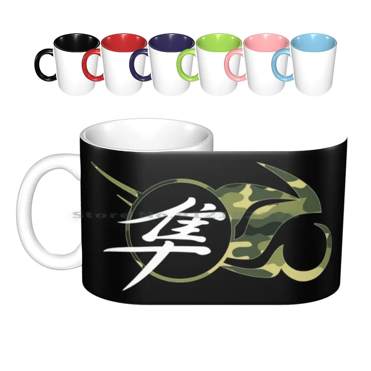 Camo Hayabusa Ceramic Mugs Coffee Cups Milk Tea Mug Hayabusa Racing Bike Motorbike Japanese Import Wheels Race Sport Super Bike