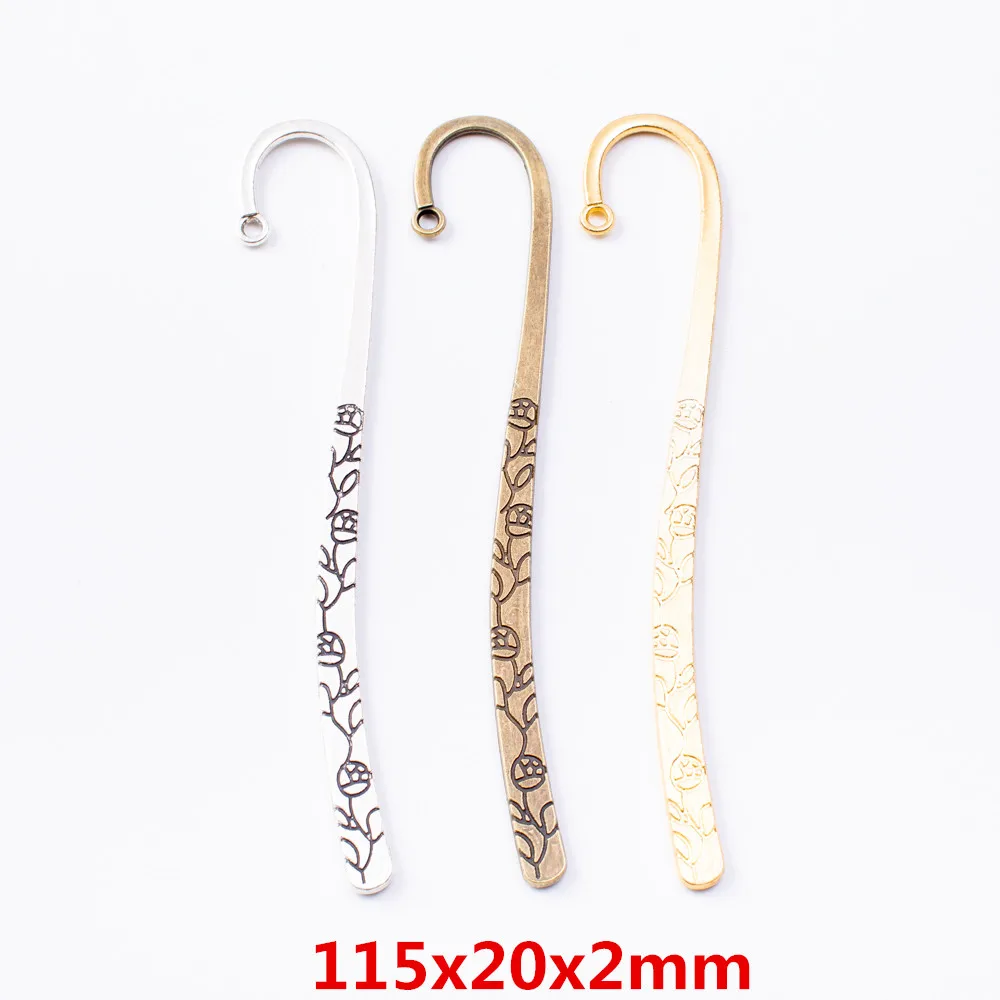 

7 pieces of retro metal zinc alloy Bookmark pendant for DIY handmade jewelry necklace making 7360