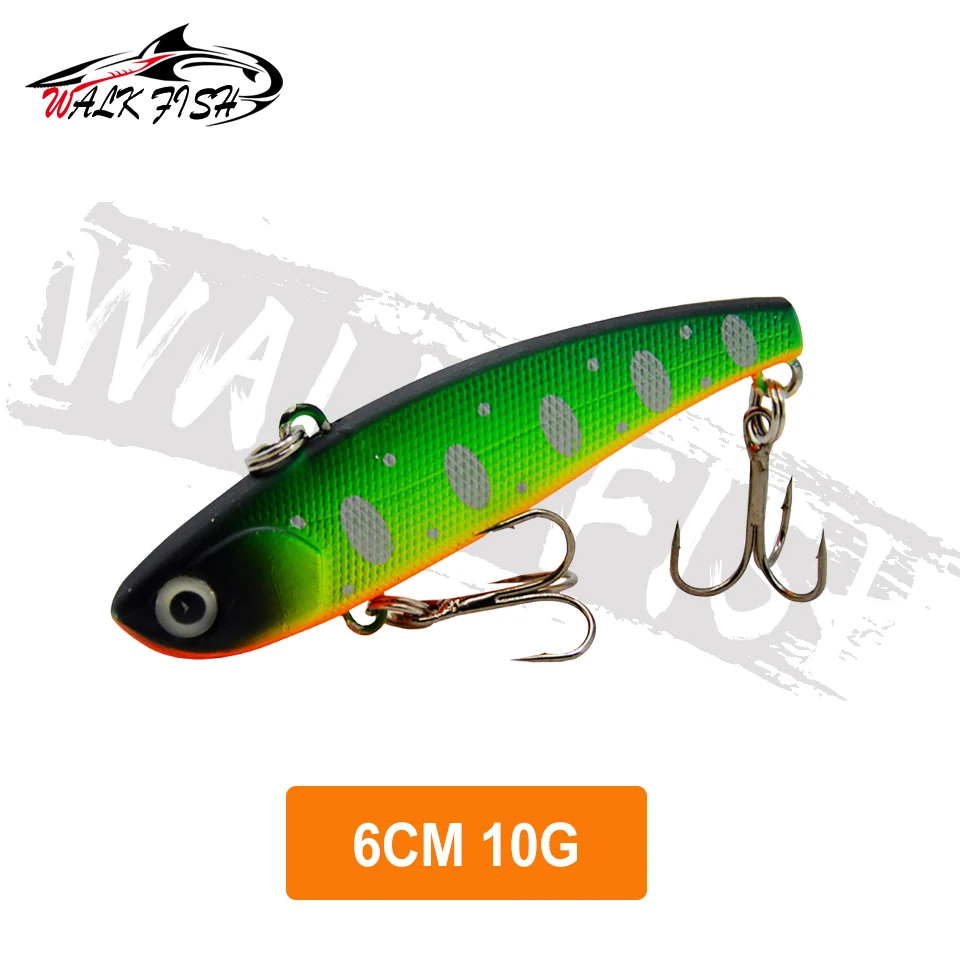 WALK FISH Sinking Vibration Fishing Lure 10g 14g 18g 22g Hard Bait Artificial VIB Winter Ice Fishing Pike Bait Tackle Isca Pech