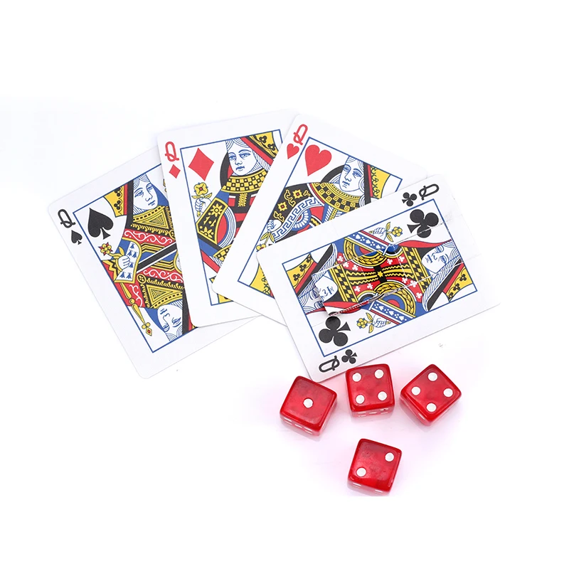 Elevated Dice Matrix Magic Trick (Blue Or Red Random Shipping) Close Up Magic Tricks Illusion Magic Props Card Toys