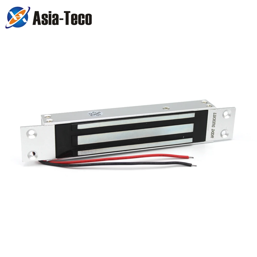 12V Single Door Electric Magnetic Electromagnetic Lock With Mortise Mount 350lbs 600lbs Holding Force  Access Control Lock