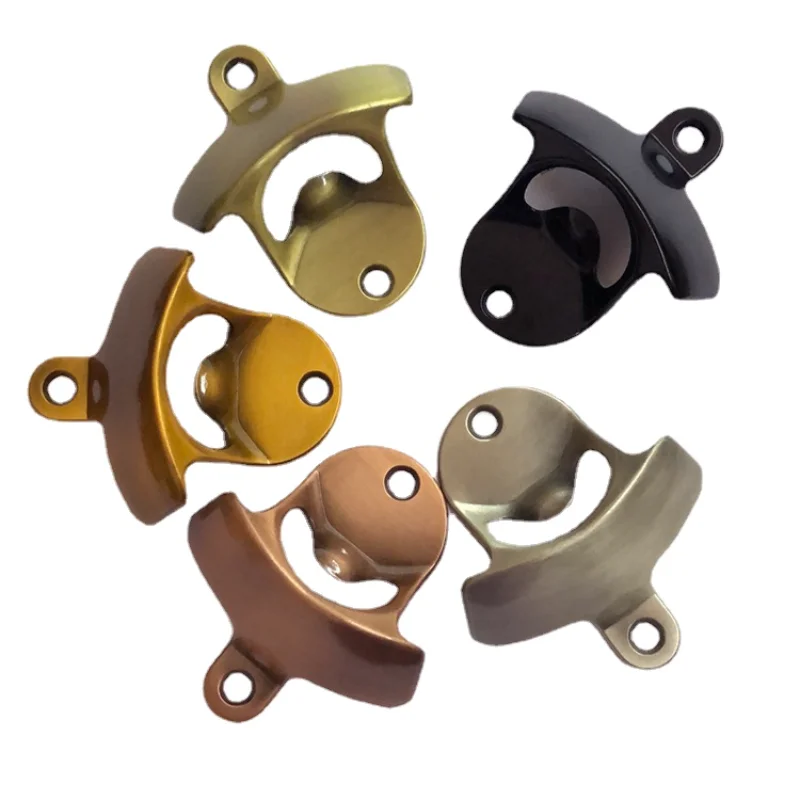 Eco-Friendly Bottle Opener Wall Mounted Vintage Retro Hanging Individual Beer Opener Tools Five Colors Available Bar Accessories