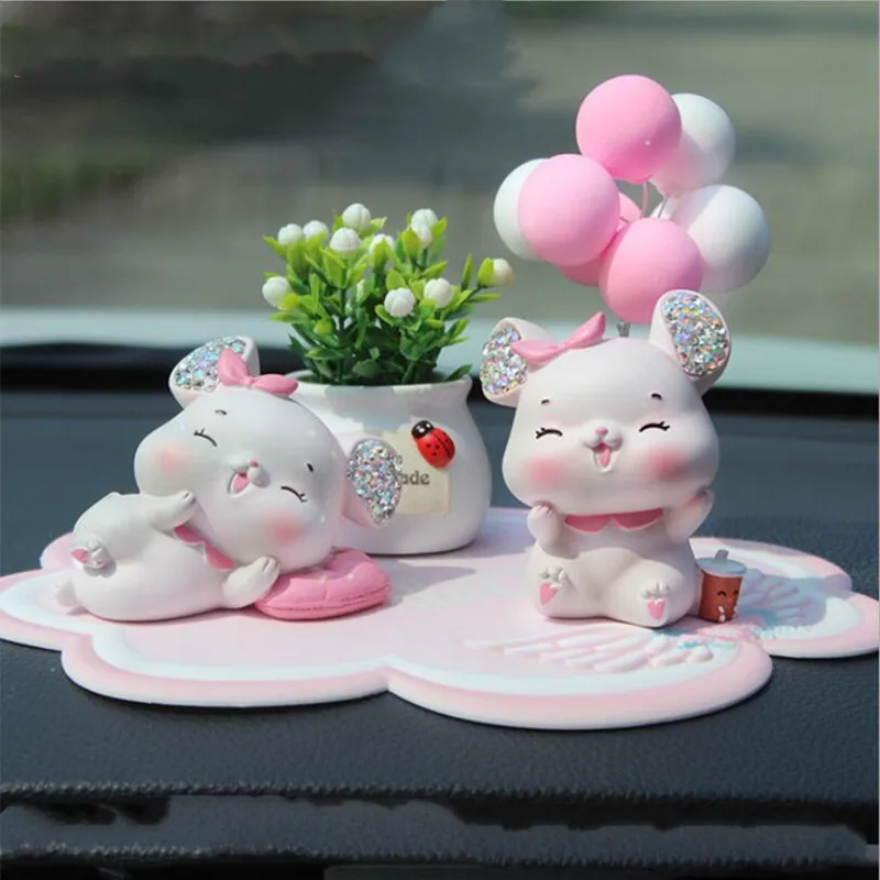 Creative Car Decoration Cute Mouse Car Doll High-end Car Interior Ornament Decoration Gift