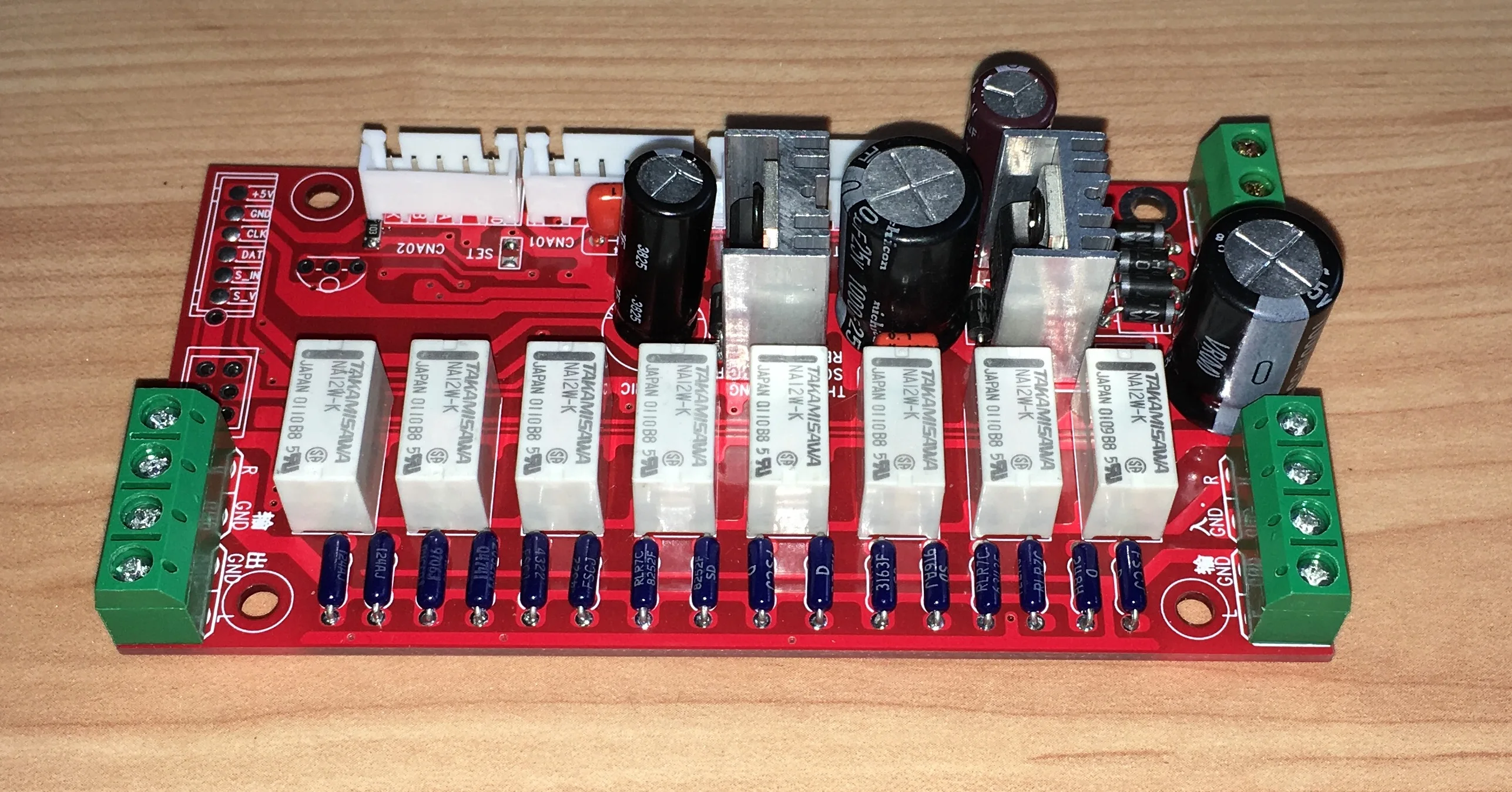 Relay Volume Board Volume Controller Remote Control Volume Board with Display Screen to Balance Volume