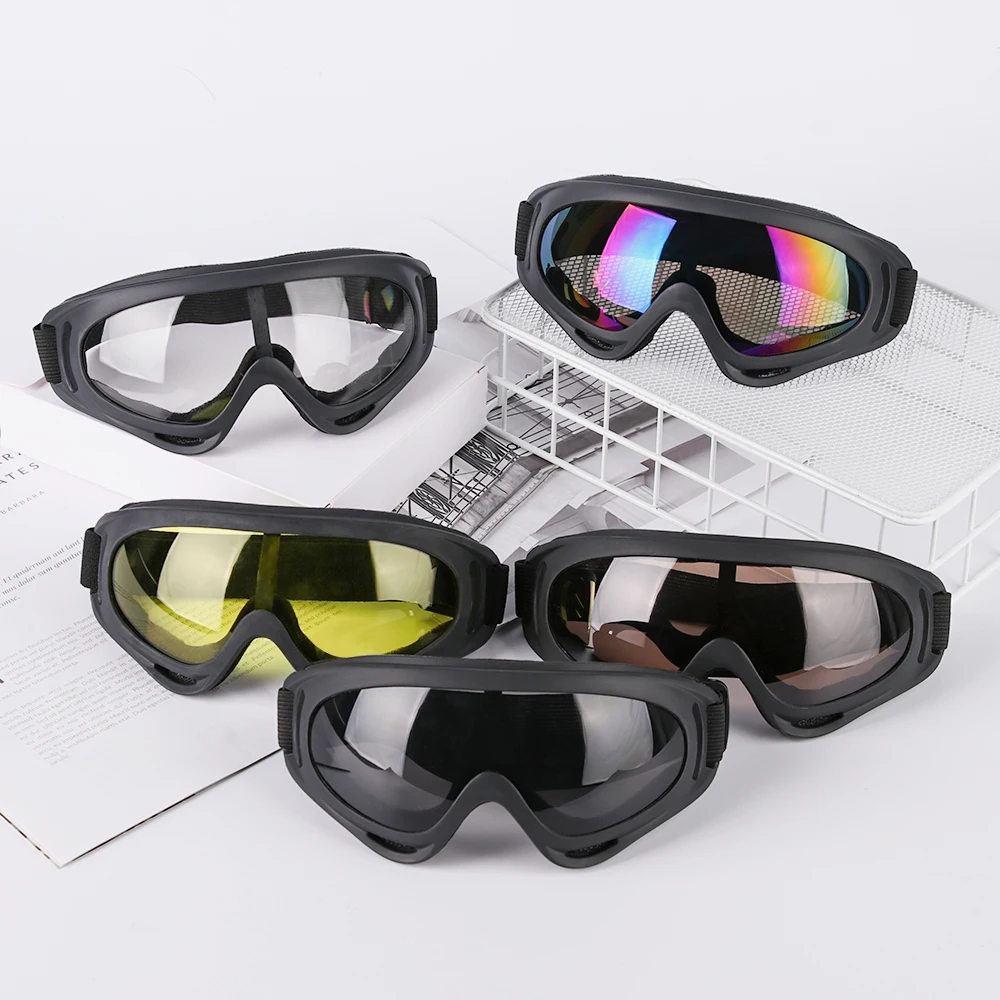 1Pc Eye Protection Safety Riding Goggles Dustproof Sunglasses Windproof Fashion Eyewear Glasses For Outdoor Sports Cycling