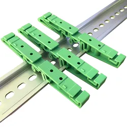 50 Pair PCB Mounting Bracket Circuit Board Housing Support Foot DIN Rail Base PCB Fixing Bracket Fixing Bracket