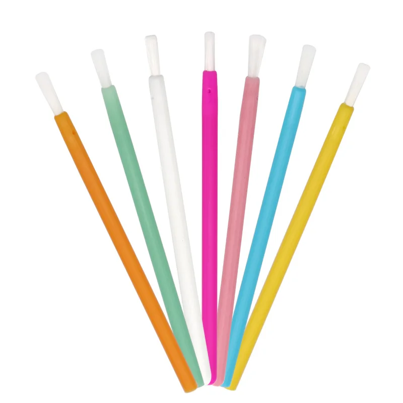 Brosse à lèvres jetable, pinceaux de maquillage pour cils, Extension de cils, applicateur de Mascara, baguettes de rouge à lèvres, outil de beauté cosmétique, 50 pièces