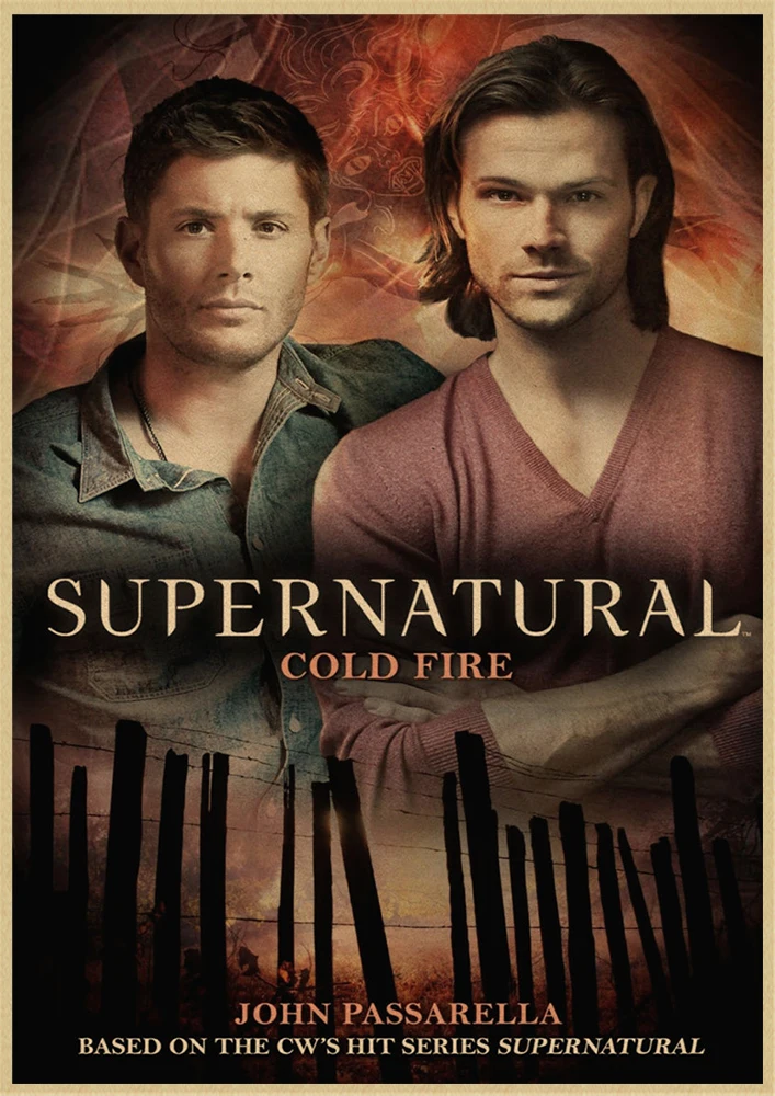 SUPERNATURAL Vintage Movie Poster Retro Wall Paper Living Room Painting Wall Sticker bar cafe