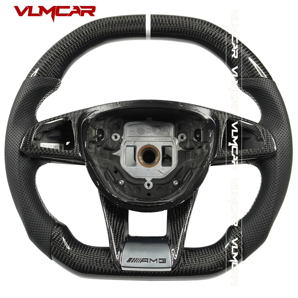 

Custom Carbon Fiber Steering Wheel For Benz 2015-2018 E43 CLS63 AMG GT C43 C63S E63S