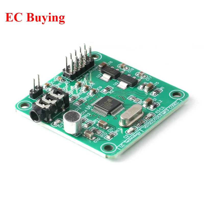 5Pcs/1pc VS1053 Audio MP3 Player Module Development Board onboard Recording SPI OGG Encoding Record Control Signal Filter DC 5V