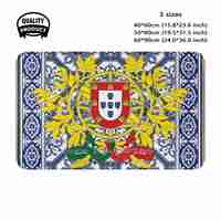 Portugal Soft Cushion Home Carpet Door Mat Car Rug Portugal Portuguese Azores Azorean Madeira Rooster Galo Barcelos