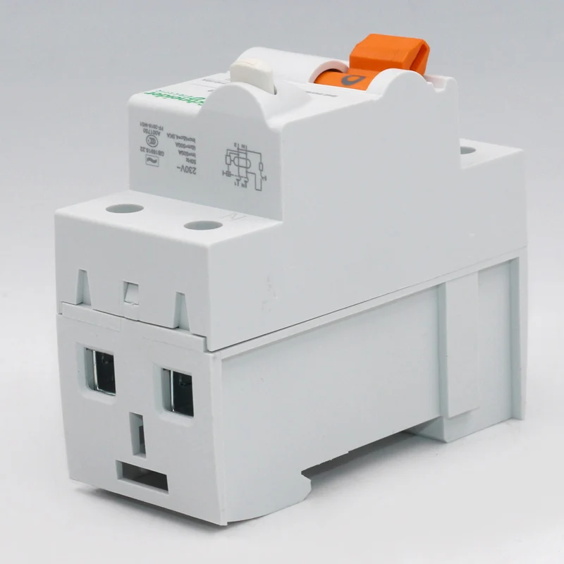 

Export AC 2P C25A 40A 63A 30MA Leakage circuit breaker protection switch Residual current operation protection device 230V 50Hz