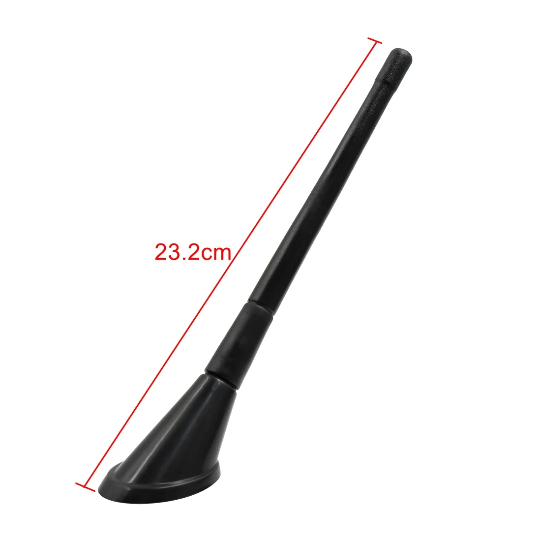 X Autohaux 21/23/24/37cm Universal Self Adhesive Car Roof Radio Signal Aerial Antenna Decorate Black Car Decorative Antenna