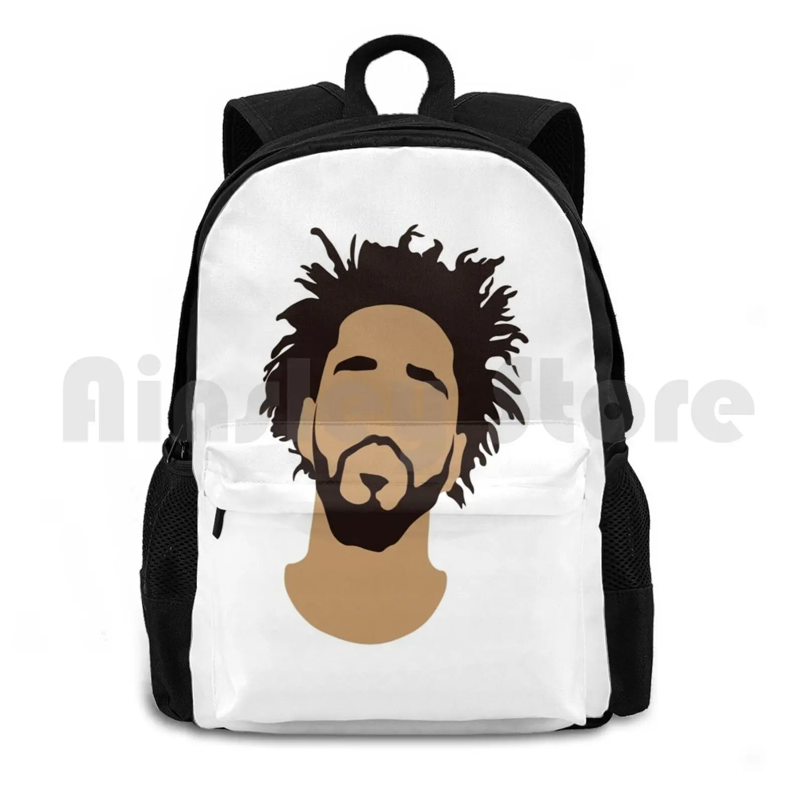 

J Cole Silhouette Outdoor Hiking Backpack Waterproof Camping Travel Jermaine Cole J Cole Rap Hip Hop Music Forrest Hills Drive