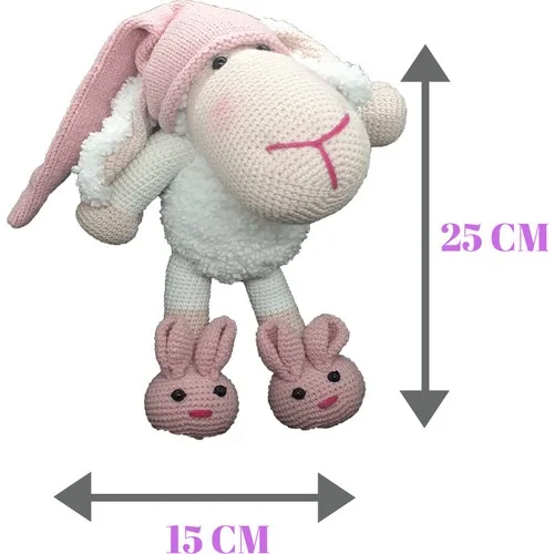 Elnisa Sleeping Friend Lambkin Amigurumi Mesh Baby