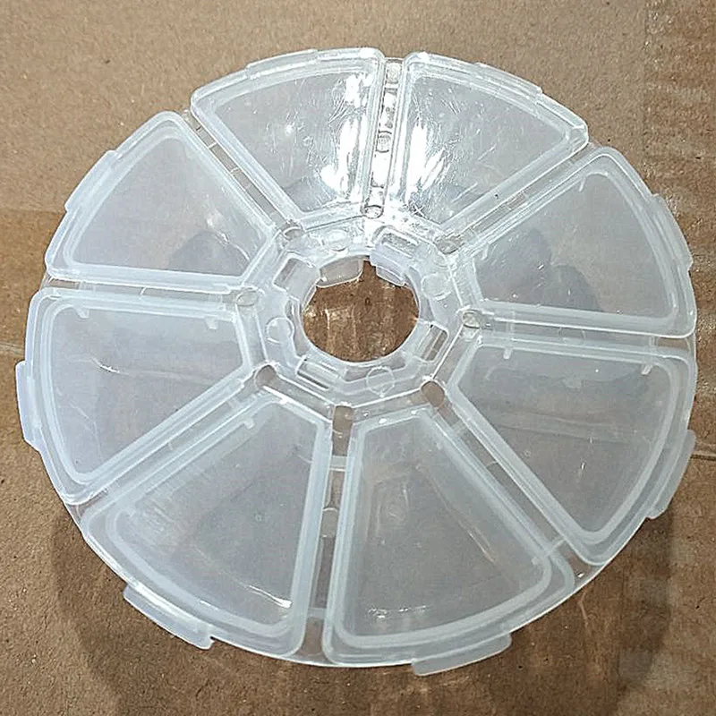 

Пластиковая коробка для хранения бусин, 4 шт., для ювелирных изделий, высота 2,5 см, высота см