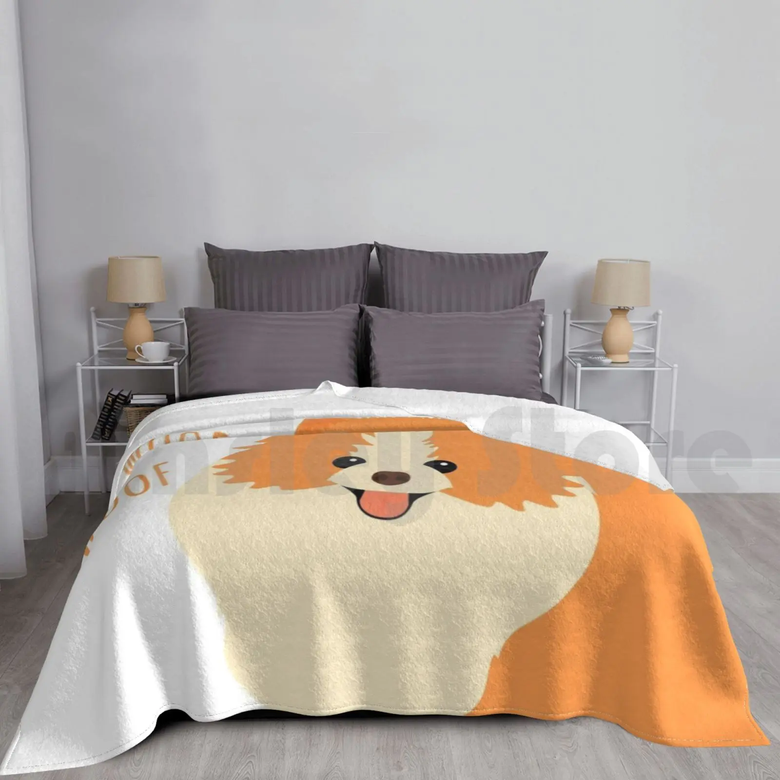 

Pomeranian Dog Woof Woof Blanket Fashion Custom Pomeranian Cute Pomeranian Pomeranian Cute Funny Pomeranian
