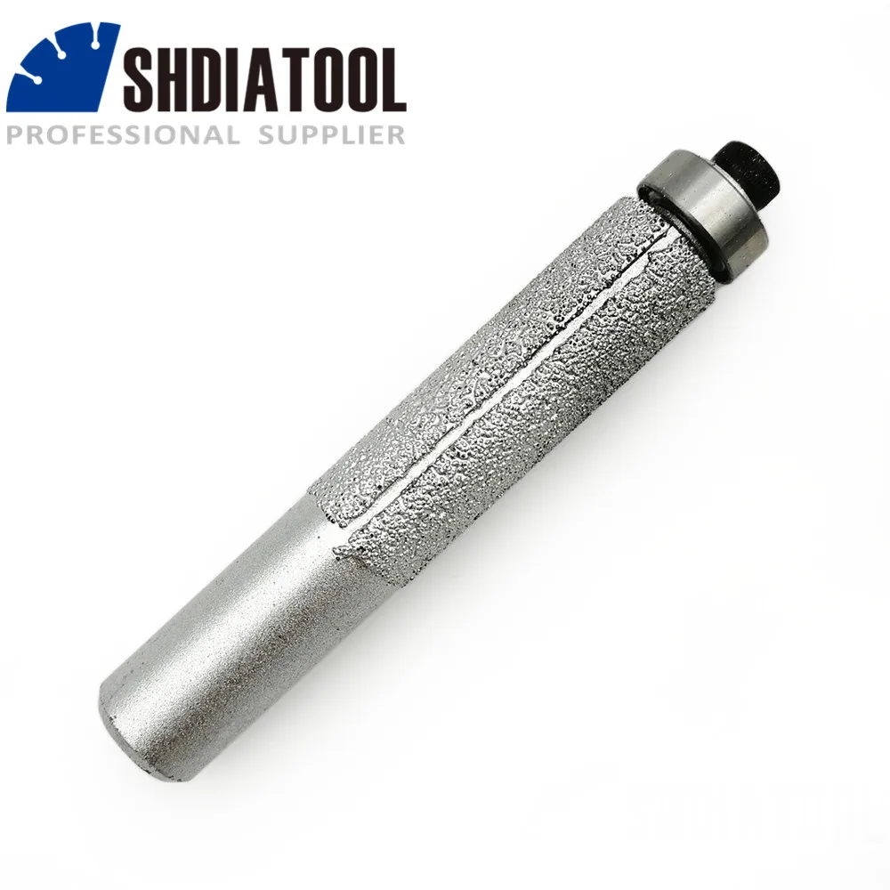 SHDIATOOL No.2 Vacuum Brazed Diamond Router Bits With 1/2