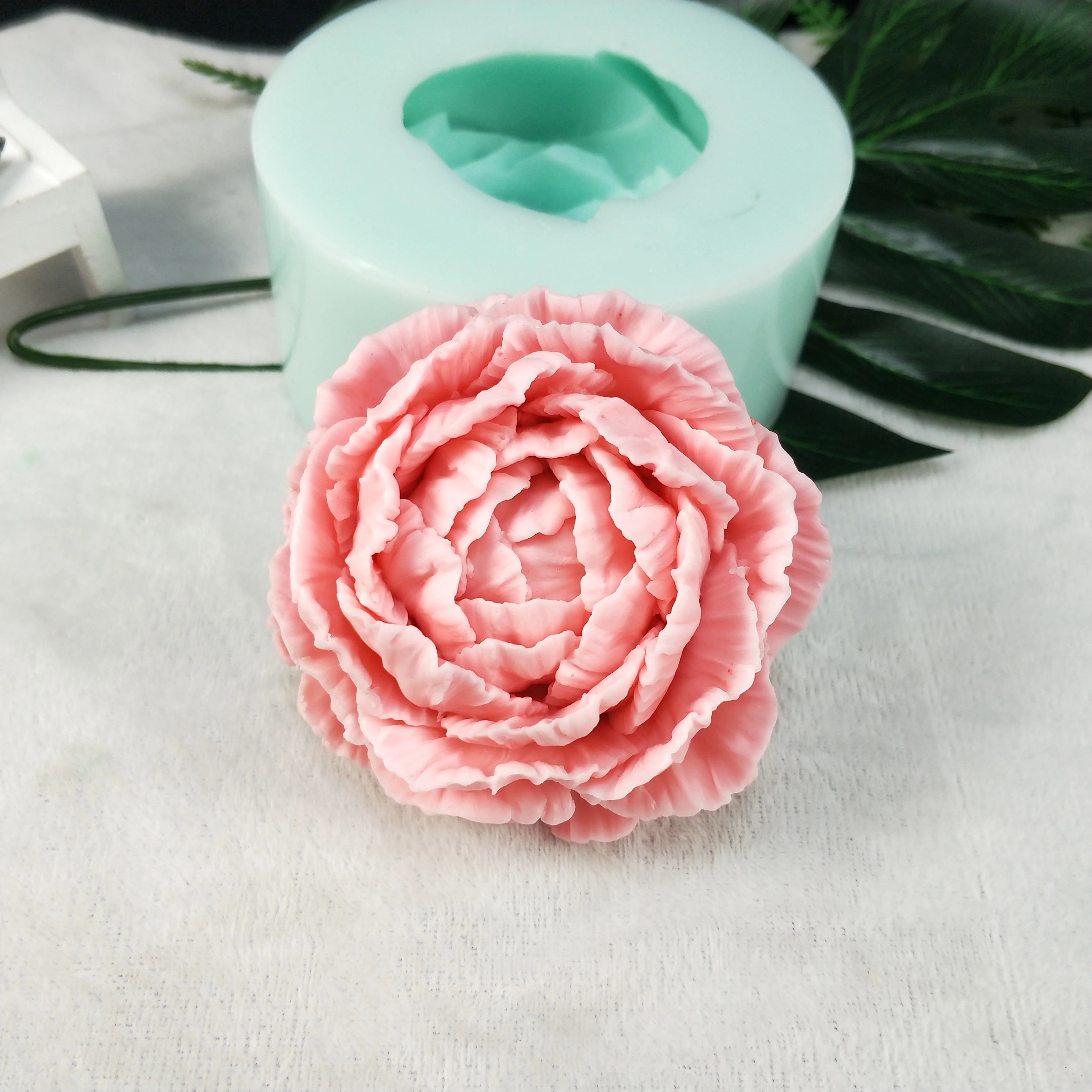 

HC0209 PRZY Silicone Mold Peony Flower molds Peony flowers Soap Molds Bouquet making Clay Resin Gypsum Chocolate Candle Candy