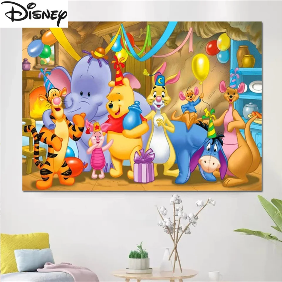 Disney Cartoon Series 5D Diamond Painting Princess Full Diamond Embroidery Mickey Mouse Cross Stitch Kits Mosaic Art Home Decor