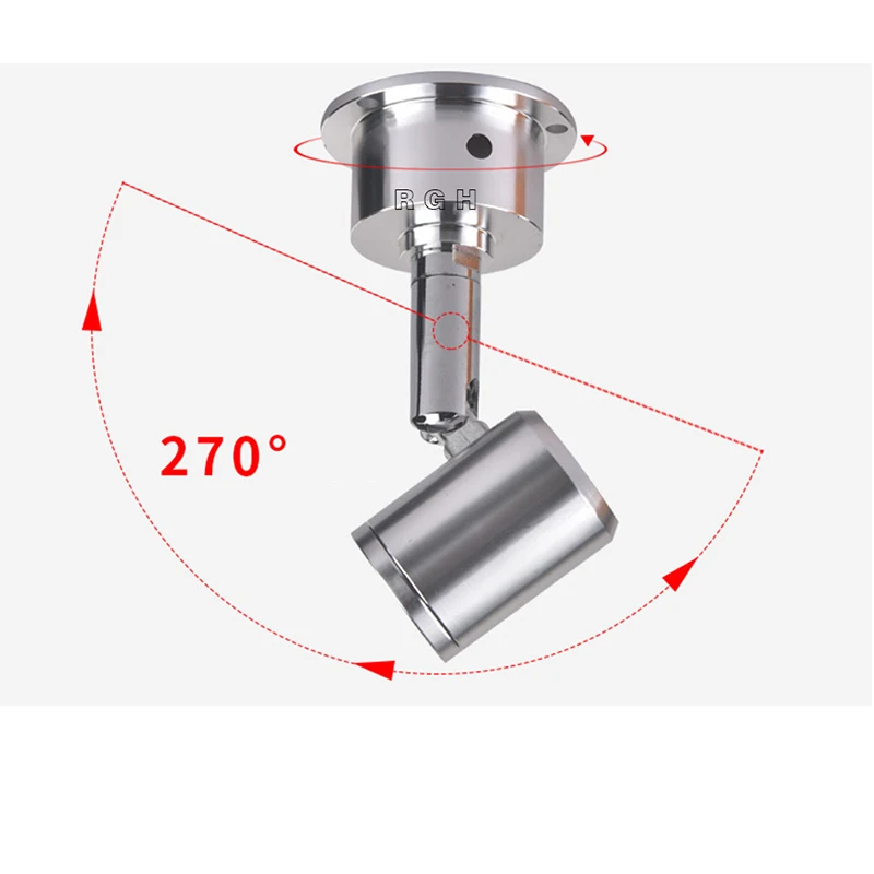 Minifoco empotrable Led para armario, lámpara de techo de 110 K, 1W, 3W, 220V, 4000 v, 12v de CC