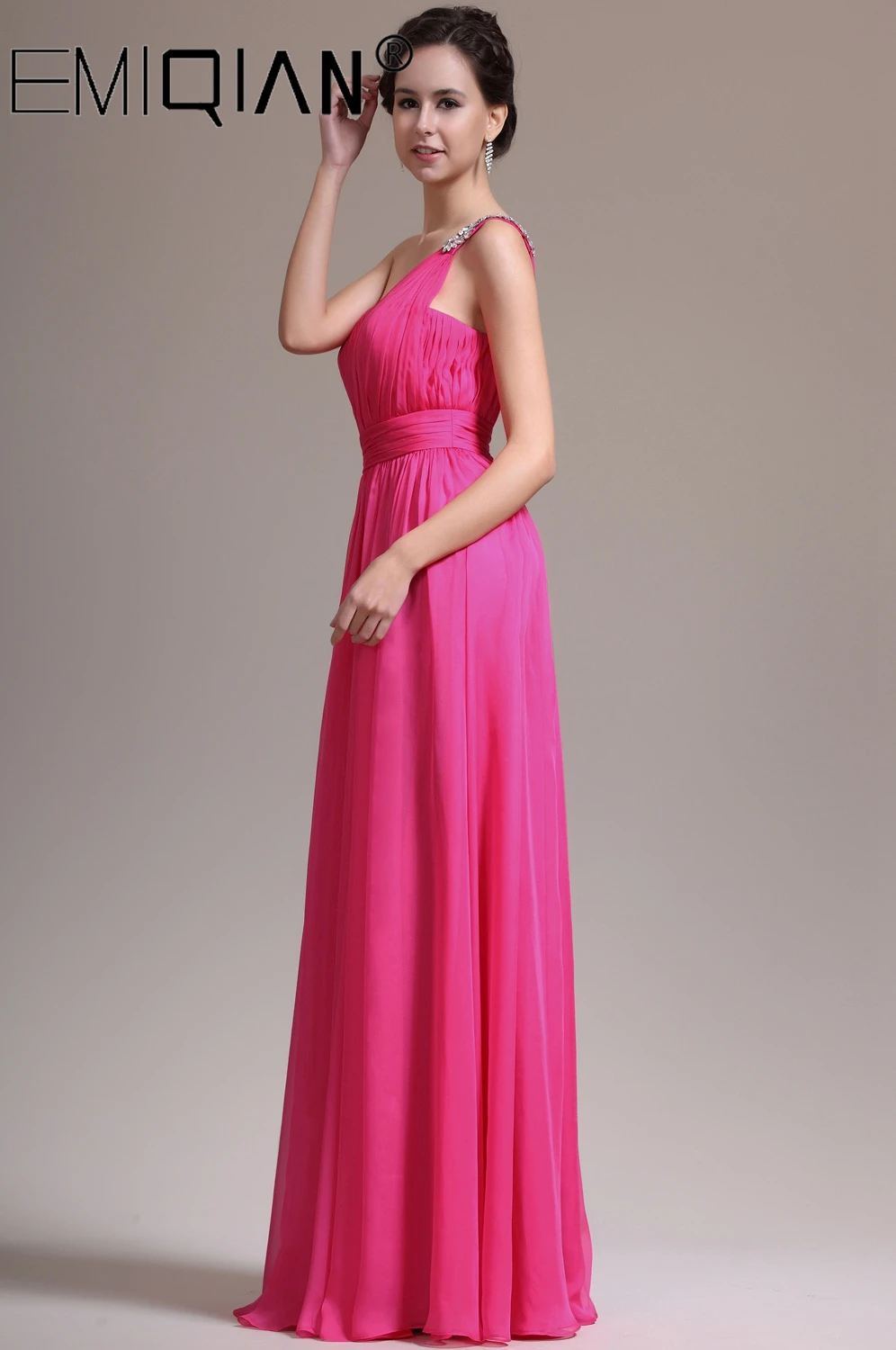 One Shoulder Evening Gowns for Special Occasion Weddings Guest Party Gowns Robe De Soiree