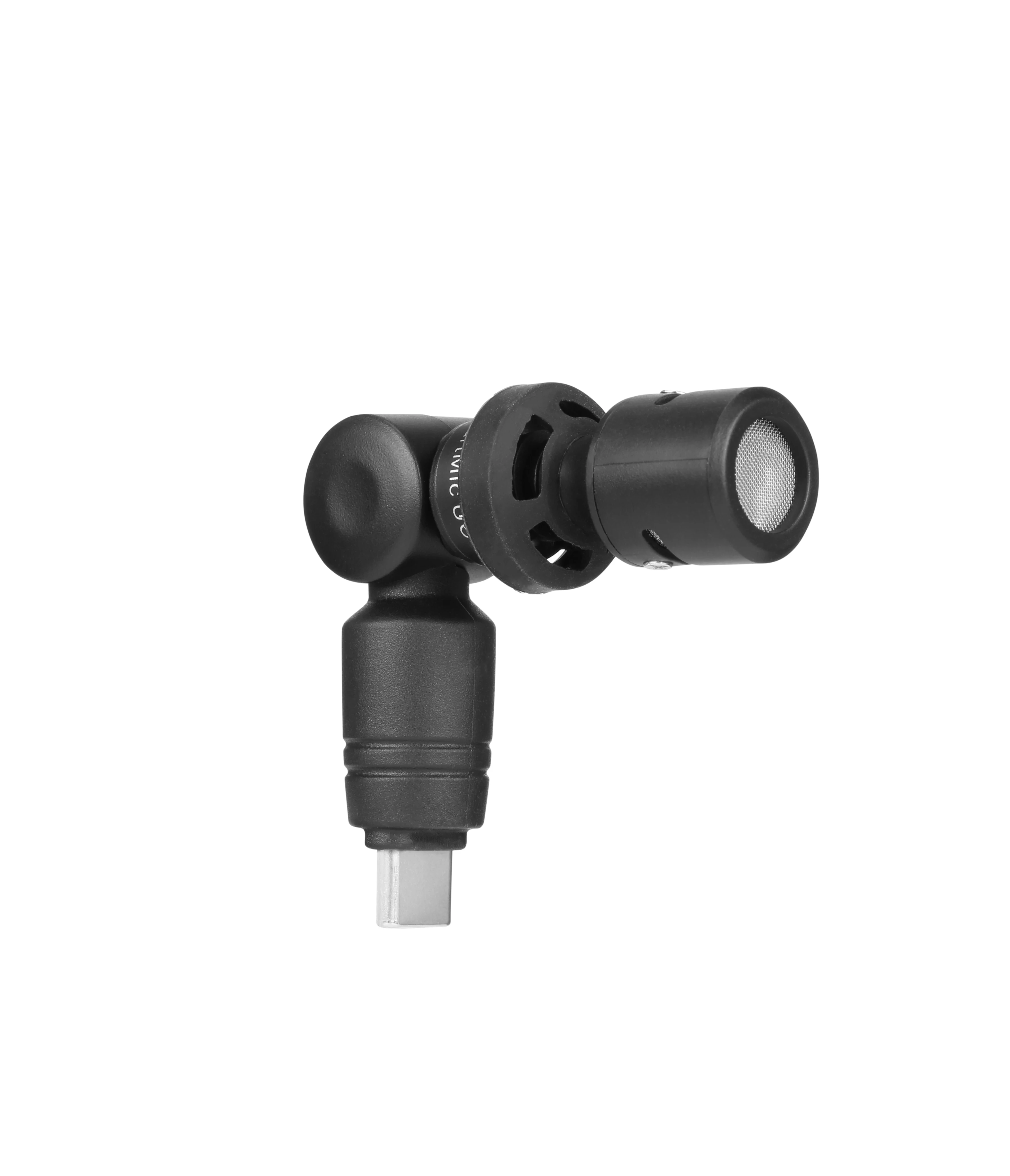 Saramonic SmartMic UC Di Ponsel Pintar Vlog Mikrofon Perekaman Audio Video untuk iPhone 11 Pro Max 8 7 X Port Tipe C untuk Android