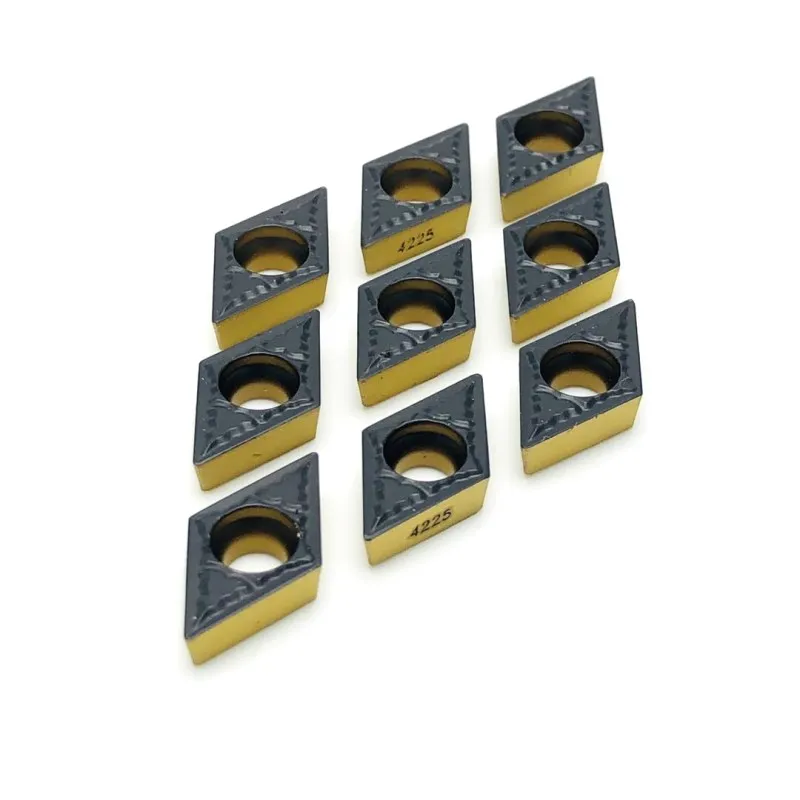 Inserto in metallo duro DCMT11T304 DCMT11T308 PM 4225 di alta qualità interno utensile da tornio tornio strumento di tornitura DCMT 11T308-11T304 inserto in metallo duro