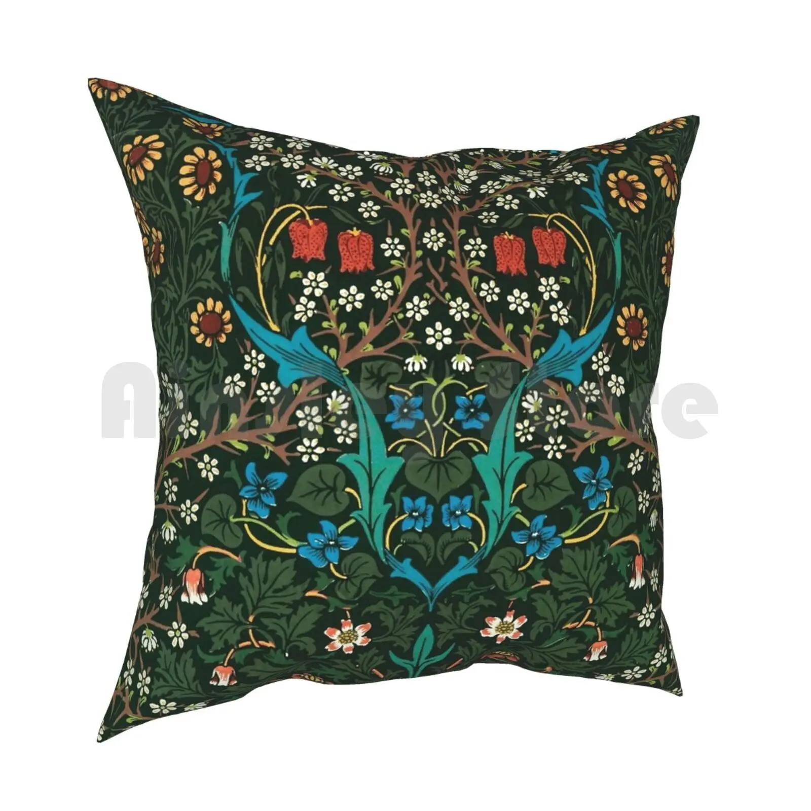 Blackthorn By William Morris , 1892 Pillow Case Printed Home Soft DIY Pillow cover William Morris William Morris William