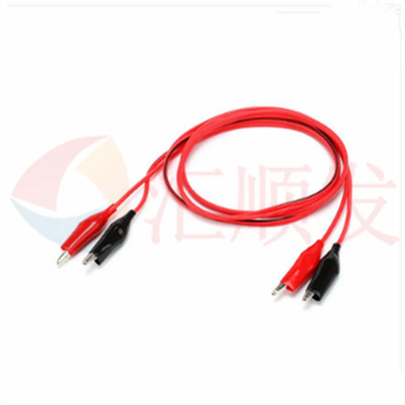 مزدوج الرأس التمساح كليب الحبل الموز التوصيل إلى التمساح كليب اختبار خط اختبار الطاقة خط 2 خطوط 4 مقاطع 2 المقابس 2 مقاطع