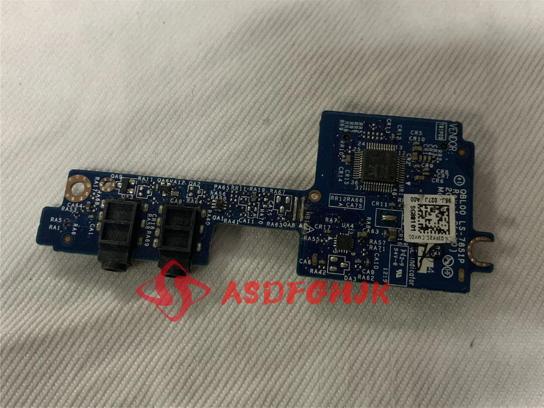 For DELL XPS 15 L521X SD CARD READER/AUDIO PORT BOARD LS-7851P KXMF1 TESTED