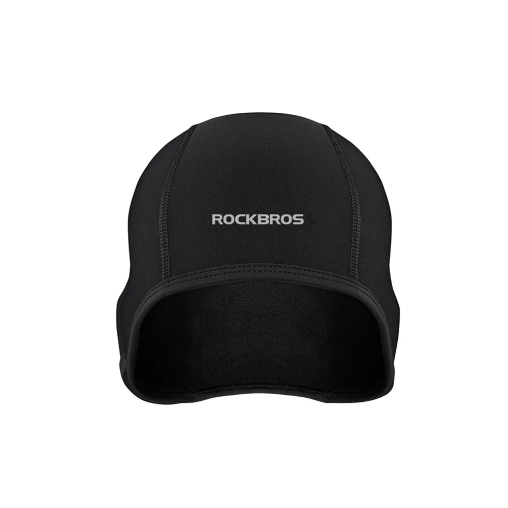 RockBros Winter Cycling Riding Fleece Thermal Cap Bicycle Outdoors Sport Caps Hat Men Hiking Skiing Helmet Inner Caps Windproof