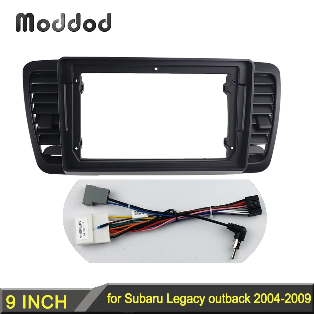 

9 INCH Radio Frame for SUBARU LEGACY OUTBACK 2004-2009 Stereo DVD Player Install Surround Trim Panel Dash Kit Audio Fascia