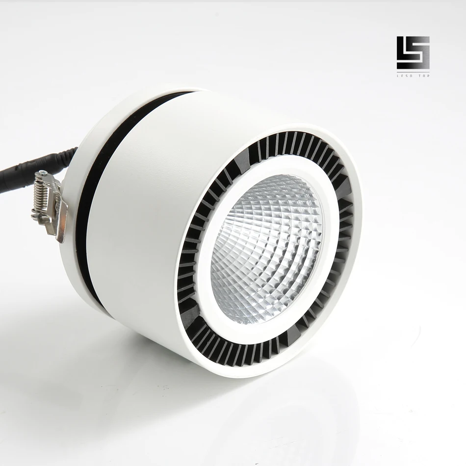 Spot lumineux LED à Angle réglable, lumière blanche/noire, 10/15W, CREE Chip, idéal pour un salon ou un couloir, 220v