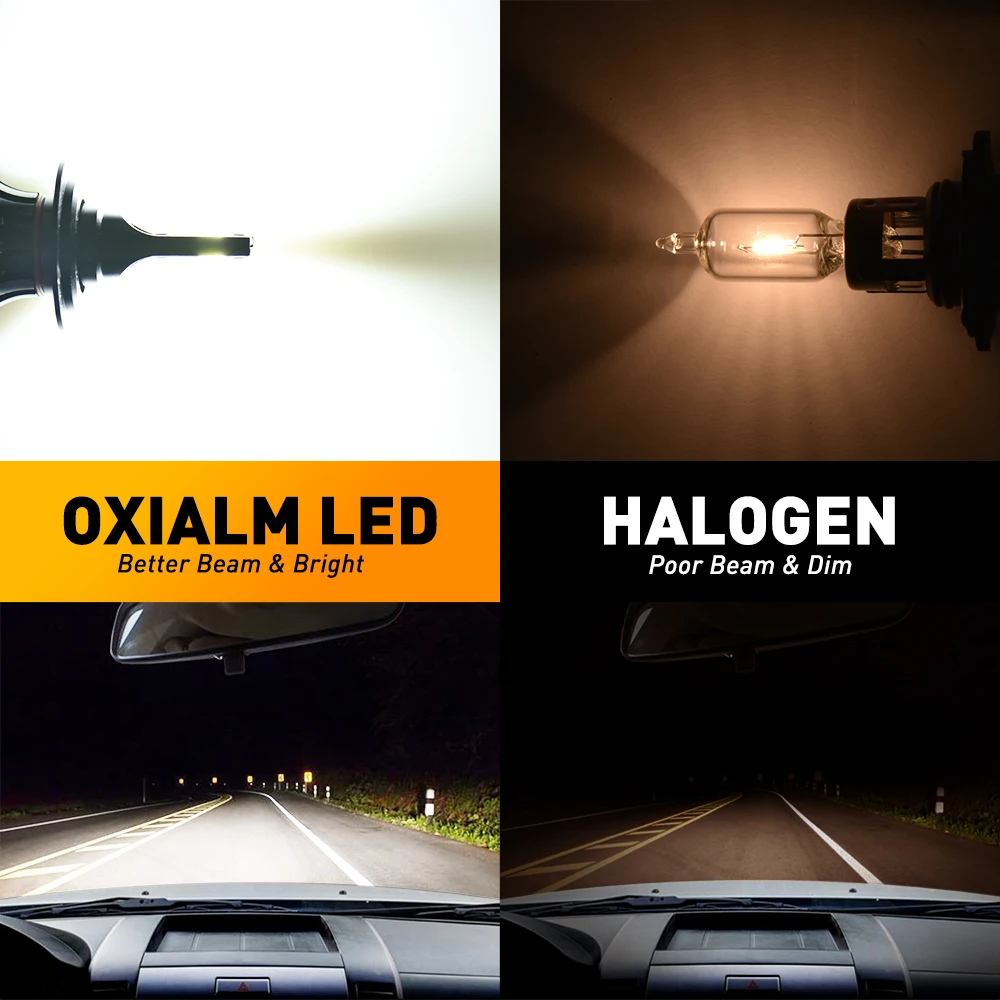 12000LM Car Headlight Bulbs LED H7 H4 9003 Hi/Lo H11 H8 9012 HIR2 HB3 HB4 Mini Automobiles Headlamp Auto Lamp Turbo 12V 6000K