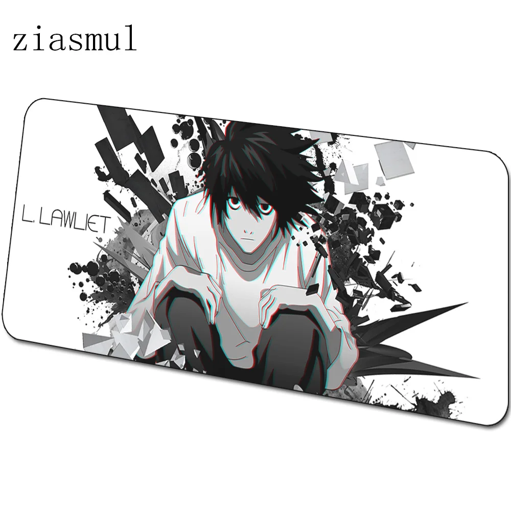 Death Note mats 900x400x4mm Kira gaming mouse pad big keyboard mousepad anime notebook gamer accessories padmouse mat