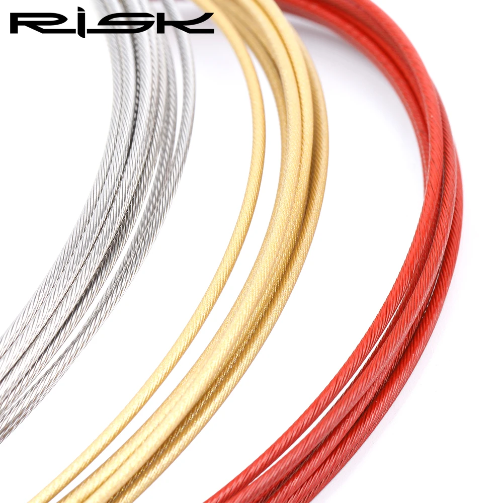 RISK Bike Slick Stainless Nano Coating Inner Diamond Cable  Front Rear Shift Cable Brake Cable for MTB Mountain Road Bicycle