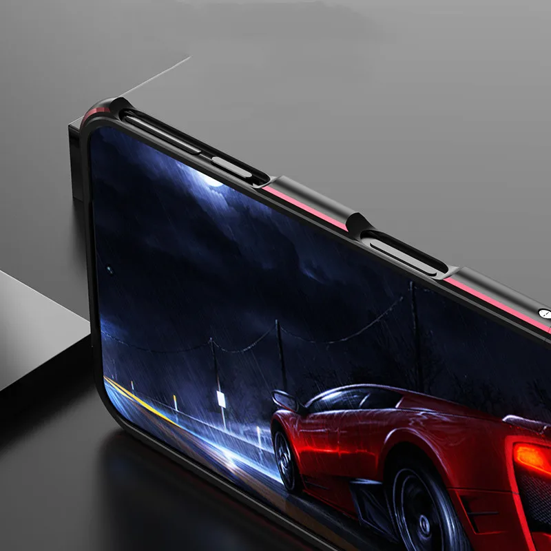 For Xiaomi BlackShark 4 /4 Pro Coque Shockproof Metal Bumper Aluminium Frame +Phone Camera Protective Cooling Cover