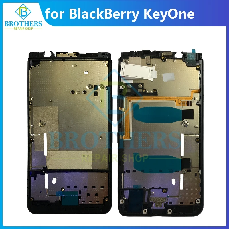 for BlackBerry KeyOne DTEK70 Front Frame Middle Frame With Power Volume Buttons Screen Supporting Holder Chassis Backrest Parts