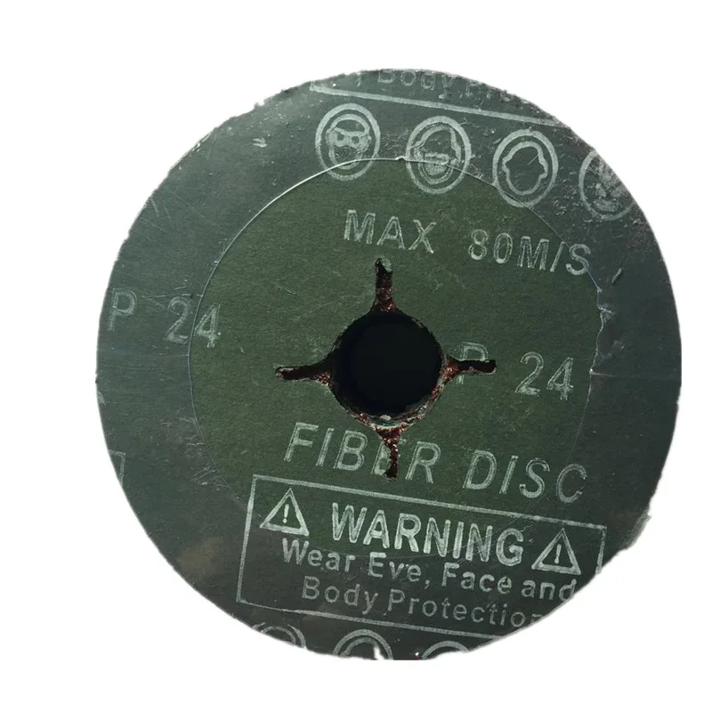 Imagem -05 - Conjunto de Disco de Lixamento de Fibra para o Moedor de Ângulo de Madeira Apertados Metal 115 mm Disco 22 mm Bore Lixa P24 P36 P40 P60 P80 P120 50 Peças