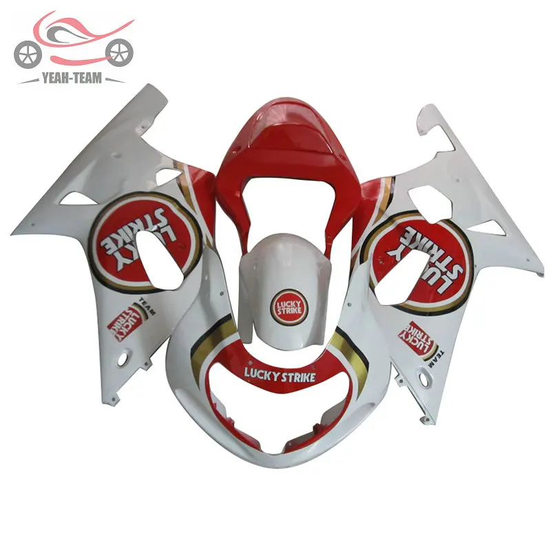 Aftermarket fairing kit for Suzuki SRAD GSXR600 01 02 03 GSXR 600 750 2001 2002 2003 GSX R750 Lucky Strike fairings set