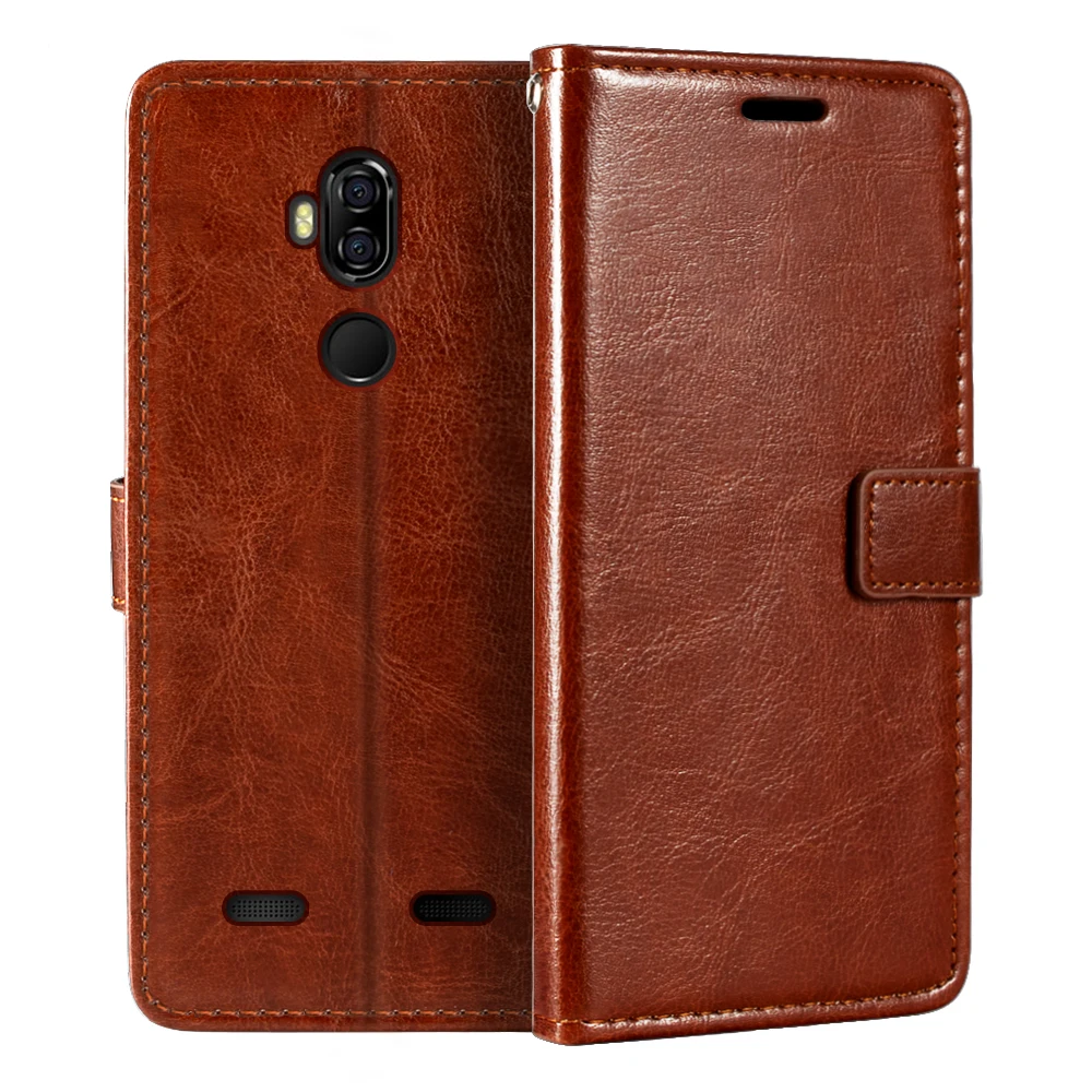 Case For AGM X3 Wallet Premium PU Leather Magnetic Flip Case Cover With Card Holder And Kickstand For AGM X3 Turbo