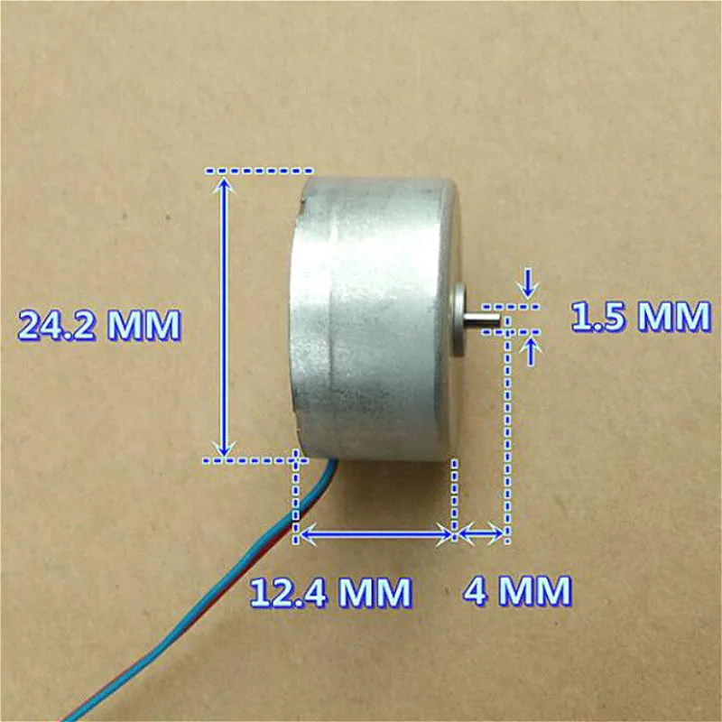 Mini 300 Motor DC 6V-9V 7.2V 6500RPM Small Tiny Micro Round Electric Type  Car Boat Ship Model Solar Panel Experiment