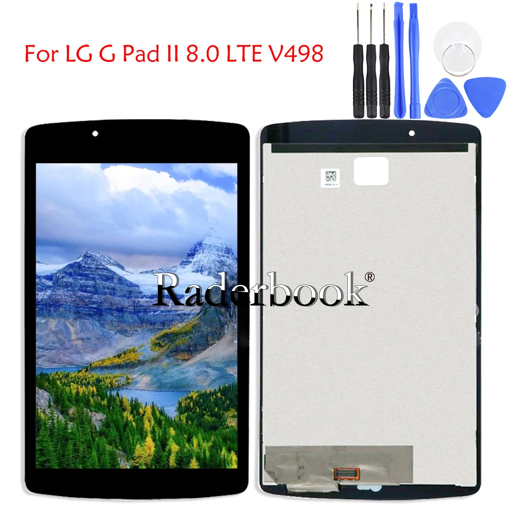 

8' Inch'' LCD Display + Touch Screen Digitizer Glass Assembly For LG V498 Tablet Pc Parts